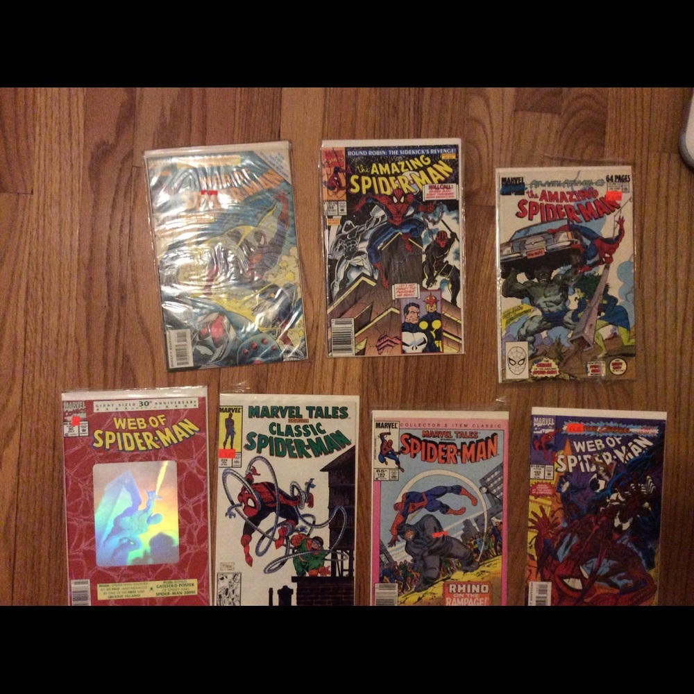 7 Spider-Man comic books